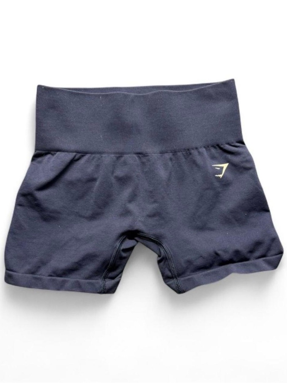 Gymshark Navy High-Waist Athletic Bike Shorts